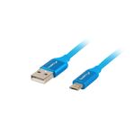 Lanberg CA-USBM-20CU-0010-BL cavo USB USB 2.0 1 m Micro-USB A USB A Blu