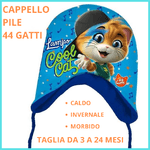 Caldo Cappello Invernale da bambino 44 gatti in pile cappellino berretto peruviano