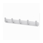 Cleafe-appendiabiti Con 5 Ganci Appendino Asciugamano Da Bagno Casa Cucina Bianco 59744 -