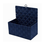 Cleafe-cestino Porta Oggetti Cesto In Tessuto Blu Organizer Multiuso Per Casa 79094 -