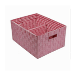 Cleafe-set 21 Pezzi Box Scatola In Tessuto Portaoggetti Organizer Con Manici Rosa 79089 -