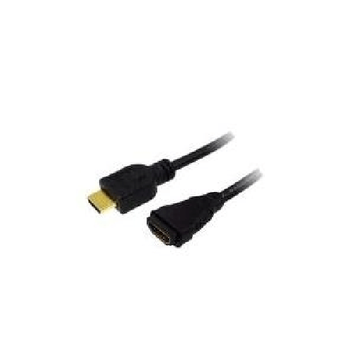 Logilink-High-Speed-con-Ethernet---cavo-prolunga-video-audio-rete---HDMI---HDMI-19-pin--M----HDMI-19-pin--W----5-m--CH00