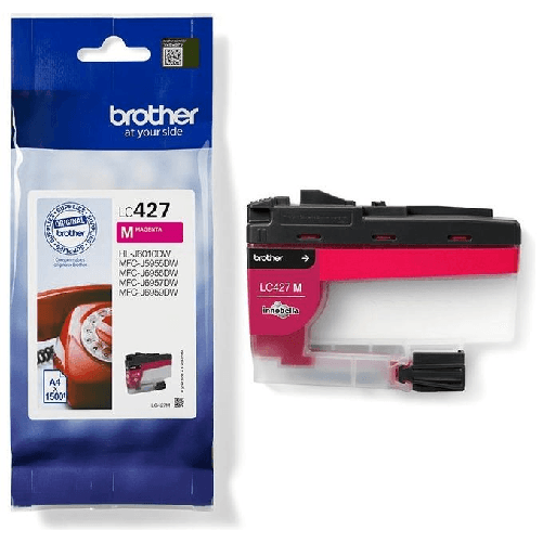 Brother-LC-427M-cartuccia-d-inchiostro-1-pz-Originale-Resa-standard-Magenta