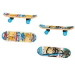 RsToys Skateboard Legno 43x13cm 2 Disegni Assortiti