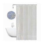 Cleafe-tenda Per Doccia Vasca Da Bagno Design Astratto Con 12 Ganci 180 X 180 Cm 87187 -