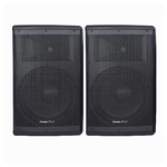 Maxtech-coppia Casse Audio Acustiche 4000w Extreme Sound Woofer 15" Bluetooth Usb Djn-15 -