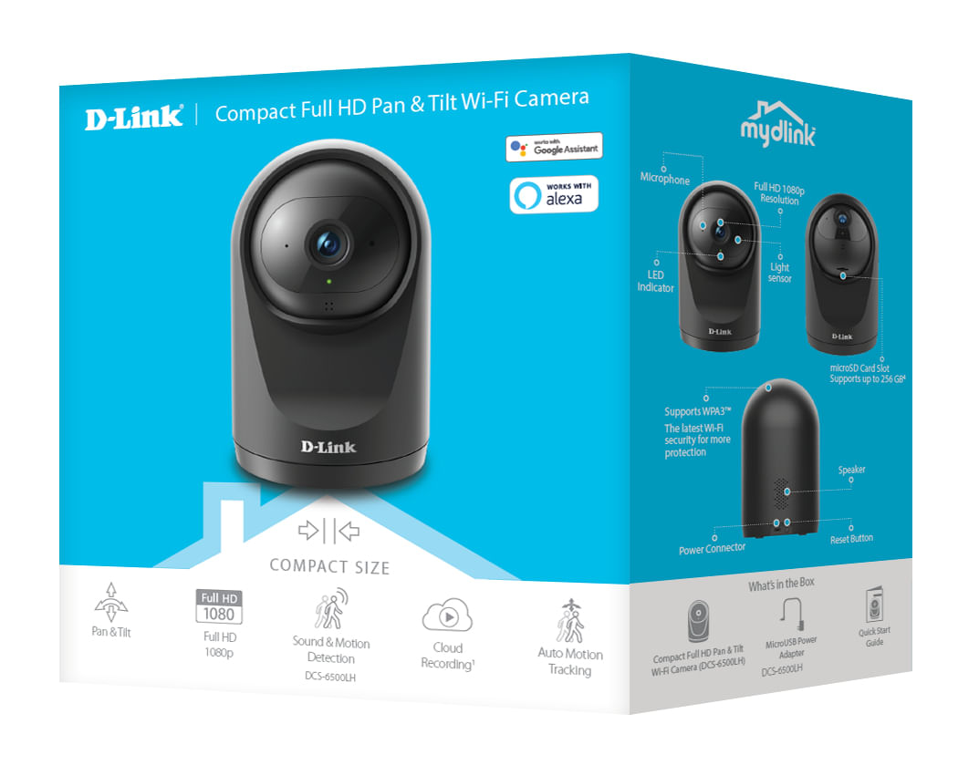 D-Link DCS‑6500LH/E Sferico Telecamera di sicurezza IP Interno