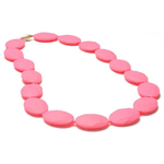 Chewbeads Collana da dentizione Hudson Rosa vivace