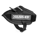 Julius-K9 Pettorina per cani IDC Powerharness Tg. Baby 1 3XS - Tg. Baby 1 (Circonferenza 29-36 cm Peso 0,8-3 Kg) Nero