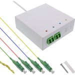 InLine Box di connessione FTTH preassemblato 4x LC/APC 9/125µm 40m