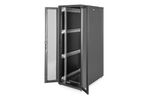 ARMADIO-36-UNITA--LINEA-SERVER--A-1787-x--L-600--P-1000MM.-COLORE-NERO-CON-PORTA-TRAFORATA-E-RUOTE