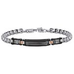 2JEWELS Bracciale in acciaio 316L 232152 da uomo