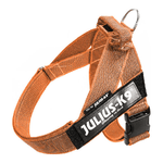 Julius-K9 Pettorina per cani IDC Color e Gray belt harness Tg. 0, 1, 2, 3 M - Tg. 0 (Circonferenza 58-76 cm Peso 14-25 Kg) Arancione