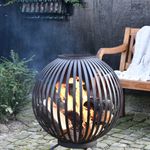 Esschert-Design-Braciere-a-Sfera-in-Acciaio-al-Carbonio-Nero-FF400