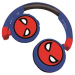 Lexibook HPBT010SP cuffia e auricolare Cuffie Con cavo e senza cavo A Padiglione MUSICA Bluetooth Blu, Rosso