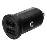 Deltaco USB-CAR127 Ladegerät für Mobilgeräte Universal Schwarz Zigarettenanzünder Auto (USB-CAR127)