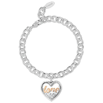 2JEWELS Bracciale in acciaio 316L ipoallergenico con zirconi