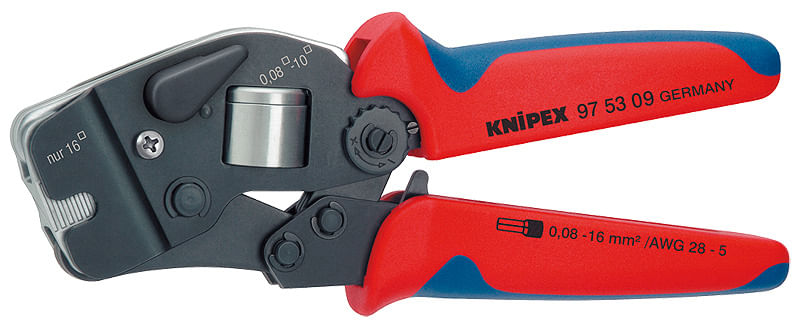 Autoregolazione-KNIPEX-Pinza-a-crimpare-per-capicorda-da-008-a-100-e-160-mm