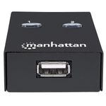 Manhattan-162005-hub-di-interfaccia-480-Mbit-s-Bianco--USB-A-Automatic-Sharing-Switch-2x-USB-B-Ports-480-Mbps-USB-2.0-Du