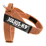 Julius-K9 Pettorina per cani IDC Color e Gray belt harness Tg. 0, 1, 2, 3 XL - Tg. 2 (Circonferenza 71-96 cm Peso 28-40 Kg) Arancione