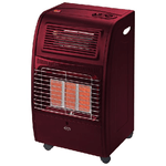 Argoclima SOL RED TURBO stufa Libera installazione Elettrico, GPL Rosso