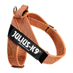 Julius-K9 Pettorina per cani IDC Color e Gray belt harness Tg. 0, 1, 2, 3 L - Tg. 1 (Circonferenza 63-85 cm Peso 23-30 Kg) Arancione