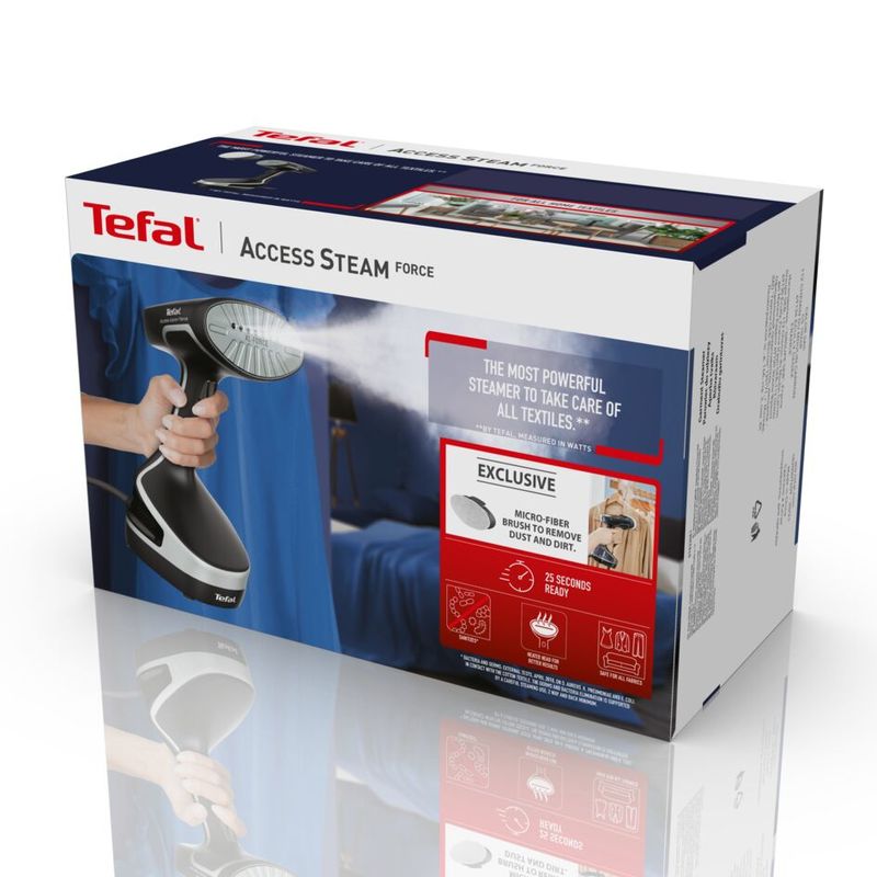 Tefal-Acces-Steam-Force-DT8250-Vapore-per-indumenti-portatile-02-L-2000-W-Nero