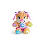 Fisher Price Fisher-Price La Sorellina del Cagnolino Ridi e Impara, Morbido Peluche Educativo con Musica e Canzoni