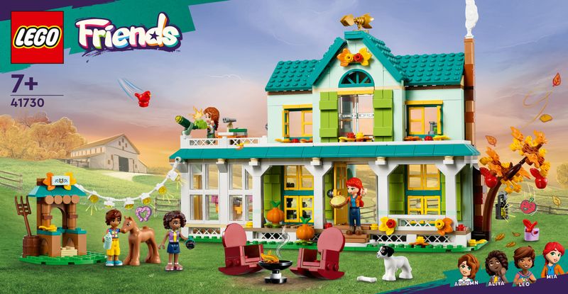 LEGO-Friends-41730-La-Casa-di-Autumn-Set-Casa-delle-Bambole-con-Accessori-Animali-Domestici-e-Mini-Bambolina-Mia