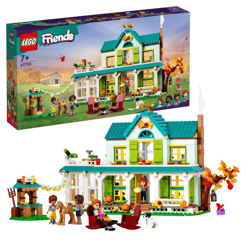 LEGO-Friends-41730-La-Casa-di-Autumn-Set-Casa-delle-Bambole-con-Accessori-Animali-Domestici-e-Mini-Bambolina-Mia