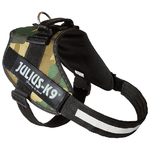 Julius-K9 Pettorina per cani IDC Powerharness Tg. 3 2XL - Tg. 3 (Circonferenza 82-115 cm Peso 40-70 Kg) Camouflage