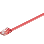 Microconnect V-UTP601R-FLAT cavo di rete Rosso 1 m Cat6 U/UTP UTP (U/UTP CAT6 1M Red Flat - Unshielded Network Cable - P