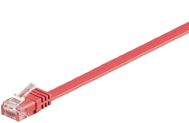 Microconnect-V-UTP601R-FLAT-cavo-di-rete-Rosso-1-m-Cat6-U-UTP-UTP--U-UTP-CAT6-1M-Red-Flat---Unshielded-Network-Cable---P