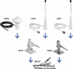 Navilock-GNSS-GALILEO-GPS-QZSS-antenna-marina-1575-MHz-connettore-BNC-28-dBi