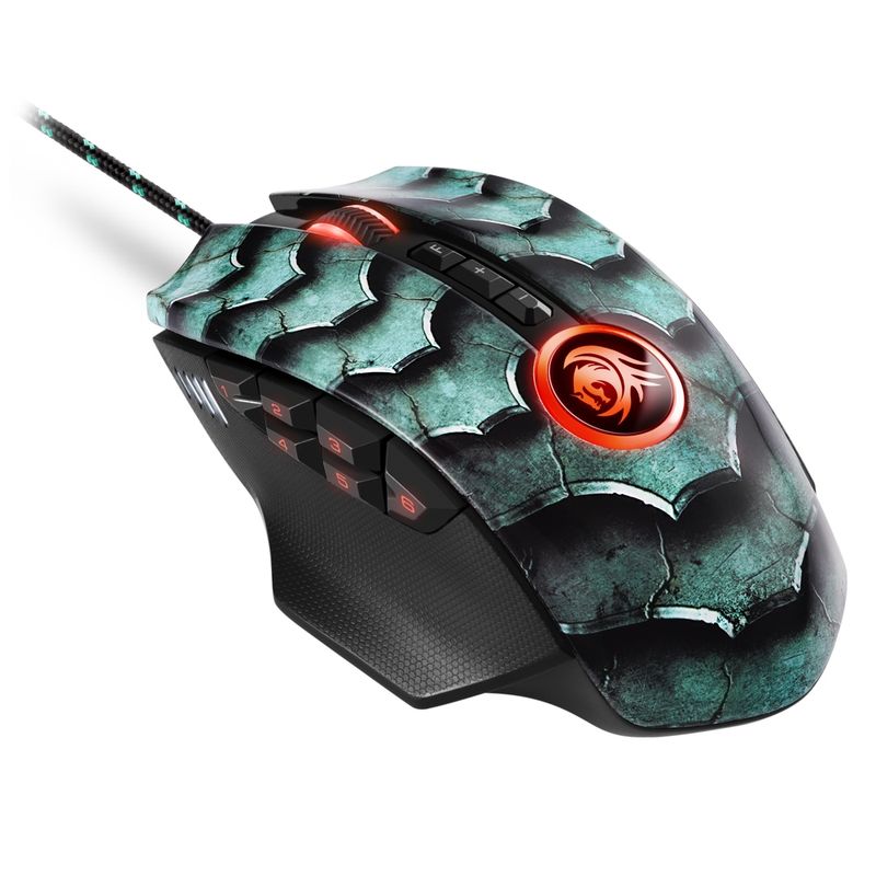 Topo-da-gioco-di-Sharkoon-Drakonia-II--Grn-Optical-12-Keys-Wired-USB-