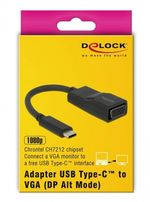 Cavo-adattatore-Delock-USB-Type-C-maschio--VGA-femmina-nero