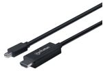 Manhattan-153232-cavo-e-adattatore-video-18-m-Mini-DisplayPort-HDMI-tipo-A-Standard-Nero--MINI-DISPLAYPORT-TO-HDMI-CABLE