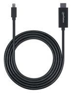 Manhattan-153232-cavo-e-adattatore-video-18-m-Mini-DisplayPort-HDMI-tipo-A-Standard-Nero--MINI-DISPLAYPORT-TO-HDMI-CABLE