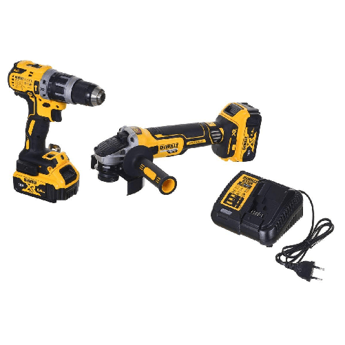 Set-trapano-a-percussione-smerigliatrice-angolare-DeWalt-DCK2080P2T-QW-18-V