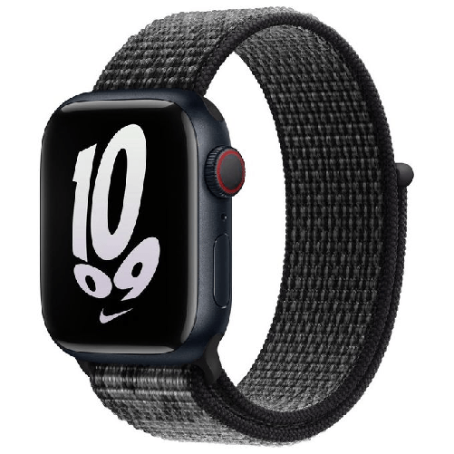 Apple-MPHW3ZM-A-accessorio-indossabile-intelligente-Band-Nero-Bianco-Nylon