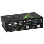 Techly KVM switch 2x1 con USB e HDMI IDATA KVM-HDMI2U