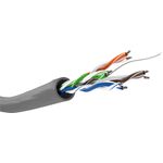 Goobay 68710 cavo di rete Grigio 100 m Cat5e U/UTP (UTP)