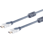 Shiverpeaks Alcasa 2m HDMI Cable cavo HDMI HDMI tipo A (Standard) Nero, Argento