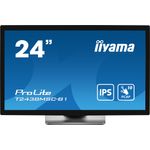 Iiyama Diagonale 23.8"/60.5cm  Auflsung 1920x1080 169  Helligkeit 600cd/m  Kontrast 1