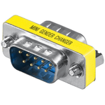 Microconnect MOD99 adattatore per inversione del genere dei cavi DB9 Blu (Mini Gender DB9 Male - Male - D-SUB/RS-232 mal