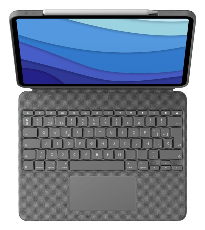 Logitech-Combo-Touch-Grigio-Smart-Connector-QWERTY-Spagnolo--COMBO-TOUCH---GREY---ESP---MEDITER----Versione-UK