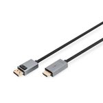 DIGITUS Cavo adattatore DisplayPort 4K DP - HDMI tipo A mt 1