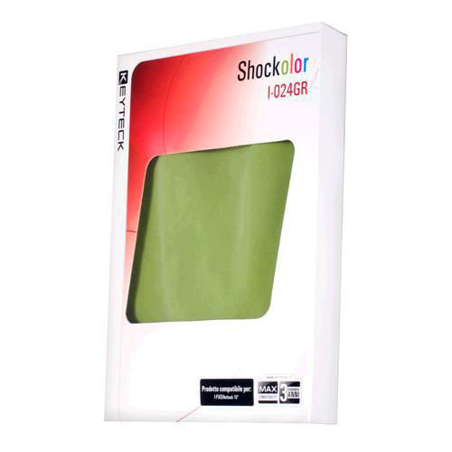 KEYTECK-CUSTODIA-VERDE-SHOCKOLOR-PER-IPAD-E-NETBOOK-10--I-024G