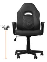 Deltaco-GAM-094-Junior-Gamingstuhl-DC110-Kunstleder-sw