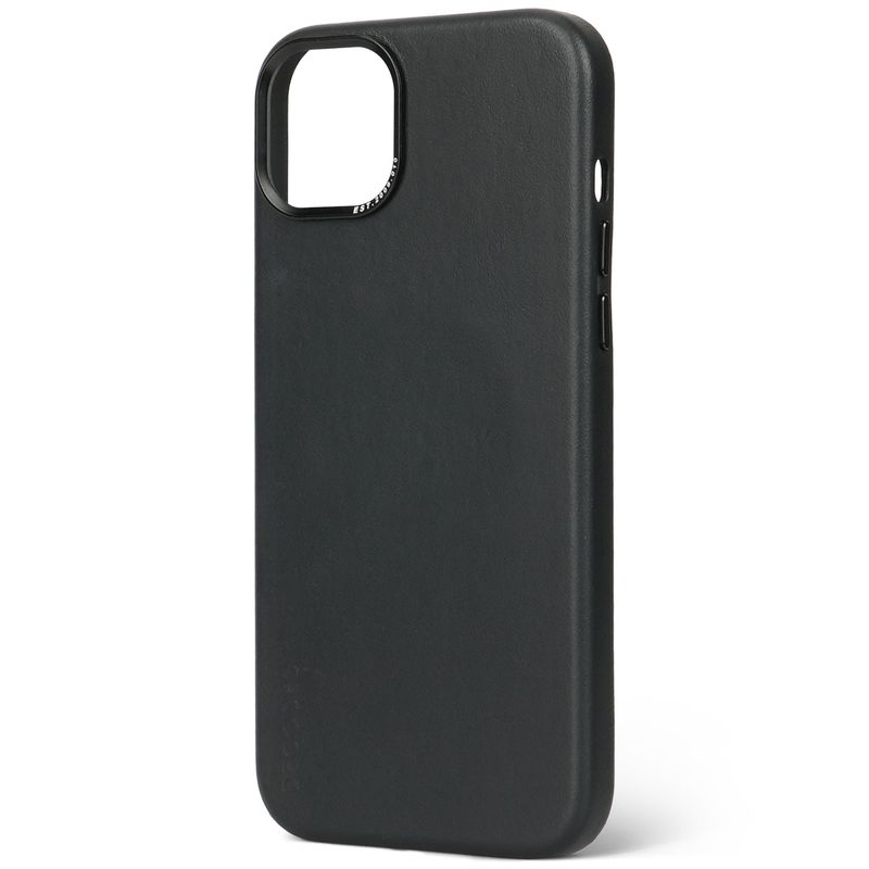 Cover-posteriore-in-pelle-decodificata-per-iPhone-15-Plus-nera